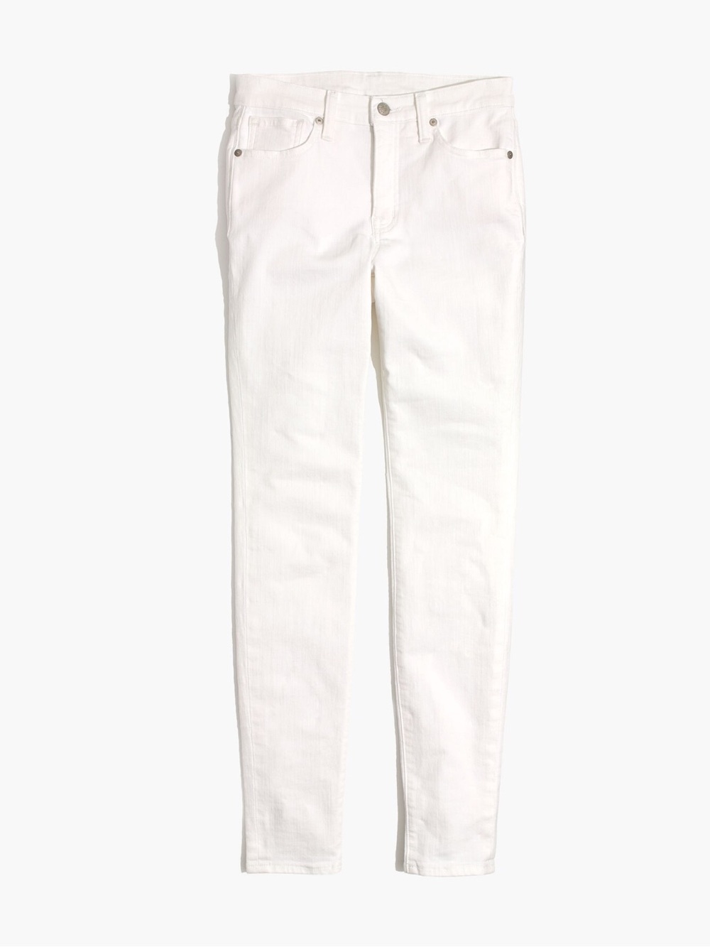 Madewell 9" Mid-Rise Skinny Jeans in Pure White Size 36 NWD $128 H5769
